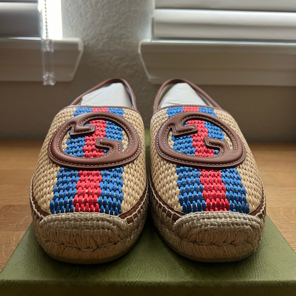 Gucci Men Size Interlocking G Espadrilles